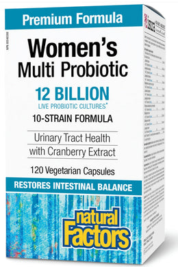 NATURAL FACTOR Women’s Multi Probiotic (12 Billion - 120 vcaps)