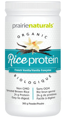 PRAIRIE NATURALS Organic Rice Protein (French Vanilla - 360 gr)