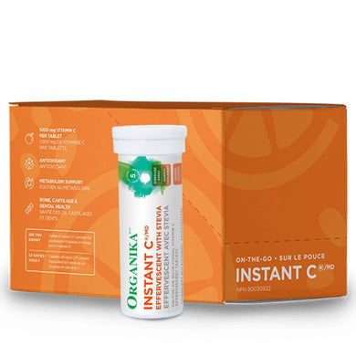 ORGANIKA Instant-C 1000 mg (with Stevia - 8 Tubes x 10 Tabs)