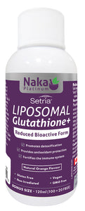 NAKA Platinum Liposomal Glutathione+ (Orange - 120 ml)
