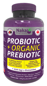 NAKA Platinum Probiotic + Organic Prebiotic Shelf Stable (Berry - 300 gr)