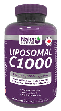 NAKA Platinum Liposomal C1000 (180 sgels)