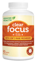 Load image into Gallery viewer, GENUINE HEALTH Clear Focus (60 caps)