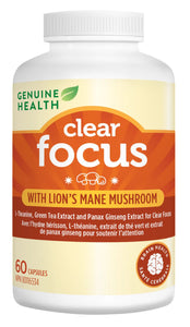 GENUINE HEALTH Clear Focus (60 caps)
