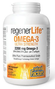 NATURAL FACTORS regenerlife Omega-3 (150 sgels)