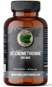 PURE LAB Selenomethionine (200 mcg - 60 veg caps)