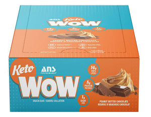 ANS PERFORMANCE KetoWOW Bar Peanut Butter Chocolate (Box 12 x 40 gr)