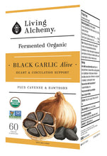 Load image into Gallery viewer, LIVING ALCHEMY Black Garlic Alive (60 vegan caps)