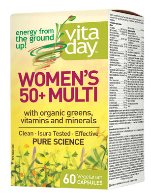 VITADAY Women's Multi 50+ (60 veg caps)