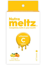 Load image into Gallery viewer, NUTRAMELTZ VITAMIN C + ZINC  (60 Melts)