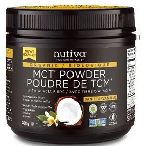 NUTIVA Organic MCT Powder (Vanilla - 300 gr)