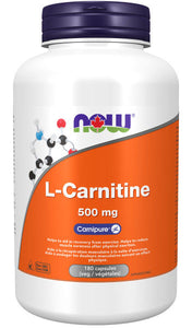NOW L - Carnitine (500 mg - 180 veg caps)