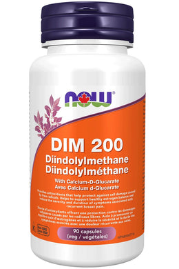 NOW DIM with Calcium Glucarate (200 mg - 90 vcaps)