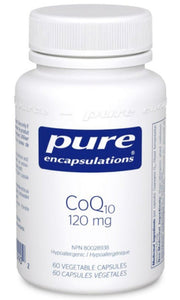 PURE ENCAPSULATIONS CoQ10 (120 mg - 60 veg caps)