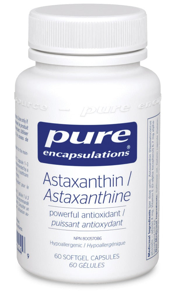 PURE ENCAPSULATIONS Astaxanthin (60 sgels)