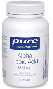 PURE ENCAPSULATIONS Alpha Lipoic Acid (600 mg - 60 caps)
