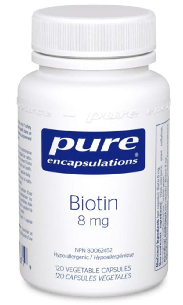 PURE ENCAPSULATIONS Biotin 8 mg (120 veg caps)