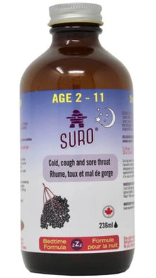 SURO Elderberry Syrup Nighttime (Ages 2 - 11)