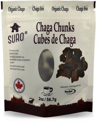 SURO Organic Canadian Chaga Chunks