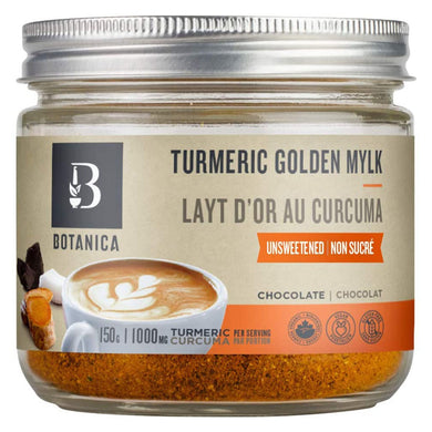 BOTANICA Organic Chocolate Tumeric Golden Mylk (150 gr)