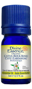 DIVINE ESSENCE Cistus (Rock Rose - Organic - 5 ml)