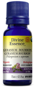 DIVINE ESSENCE Geranium Bourbon (Organic - 15 ml)