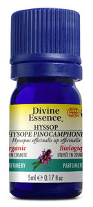 DIVINE ESSENCE Hyssop Pinocamphone (Organic - 5 ml)