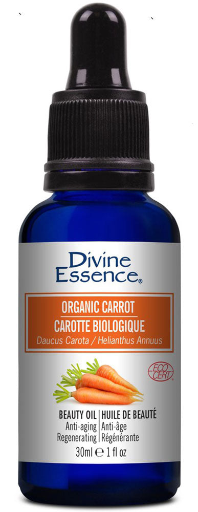 DIVINE ESSENCE Carrot Oil - Extract (Organic - 30 ml)
