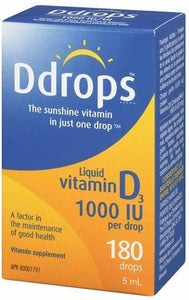 DDROPS Adults (1000 IU - 180 drops)