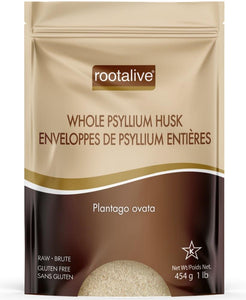 ROOTALIVE Whole Psyllium Husk (454 gr)